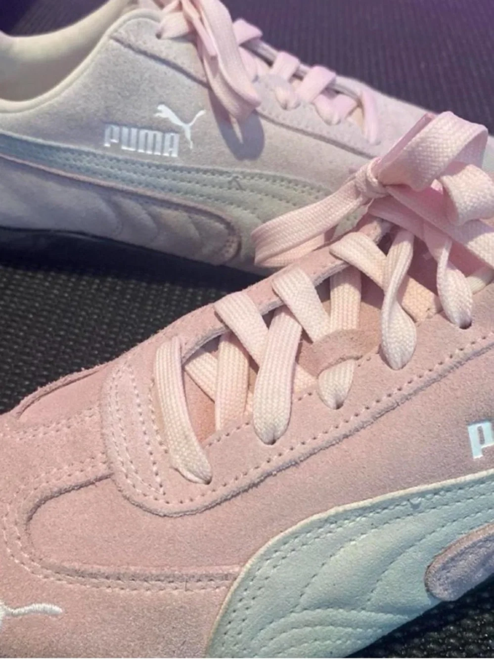 Cotton Candy pink Speedcat Pumas